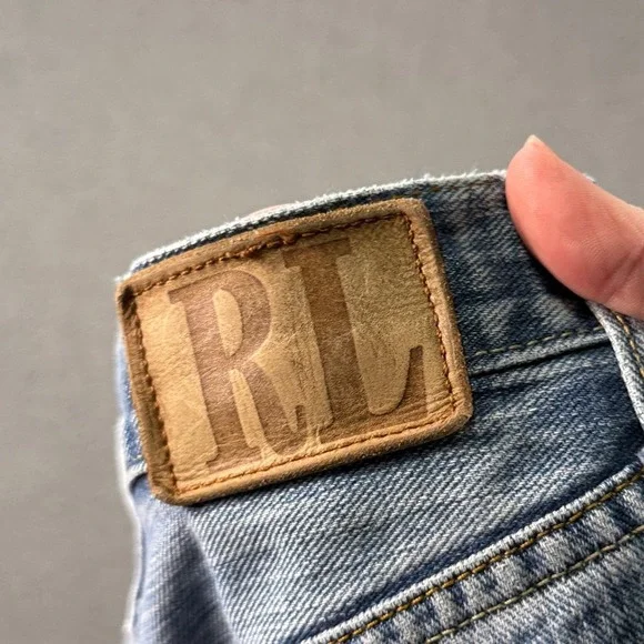 Ralph Lauren Ashmore Mens Jeans 34x30 Straight Leg Denim Classic Heritage - Picture 3 of 6